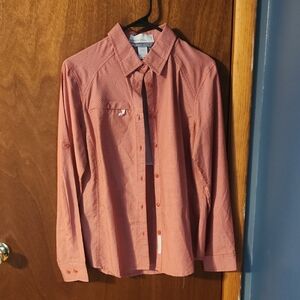 Women's Performace Moisture-Wicking Button-Down Shirt